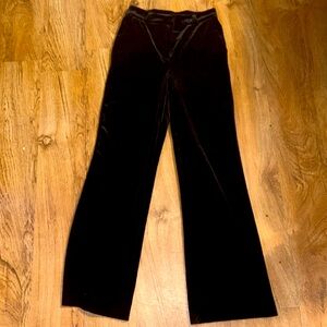 Skies are blue women’s extra small suede pants with front pockets black